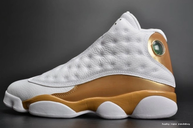 Husky RETRO 13 AIR white mens 414571-135 JORDAN "DEFINING MOMENTS" 0724